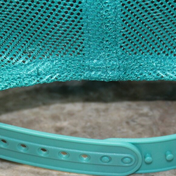 Bass Pro Shops Hat Unisex One Size Adjustable Teal Mesh Fishing Cap - Picture 5 of 9